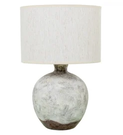 Lampa stołowa VENUS ceramika szara