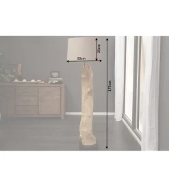 Lampa Treibholz Rousilique beżowa