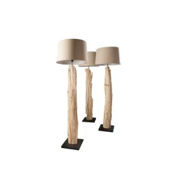 Lampa Treibholz Rousilique beżowa