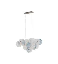 Lampa wisząca AQUAMARINE 121 cm chromowana