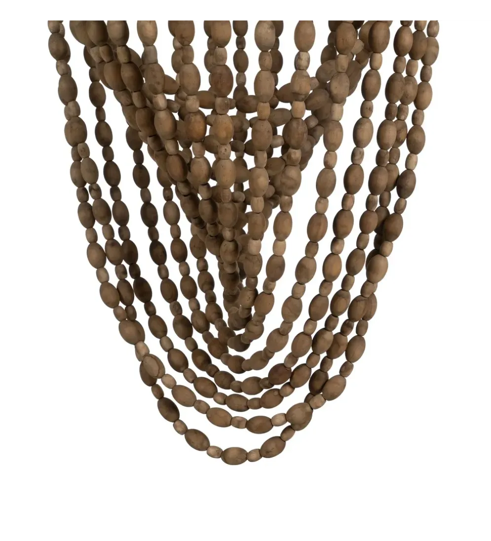 Lampa wisząca BEADINGO 88 cm naturalny