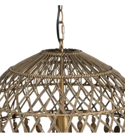 Lampa wisząca BEADINGO 88 cm naturalny