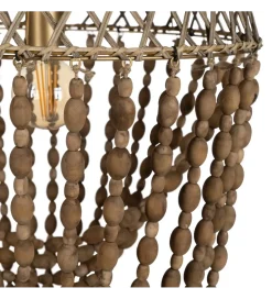 Lampa wisząca BEADINGO 88 cm naturalny