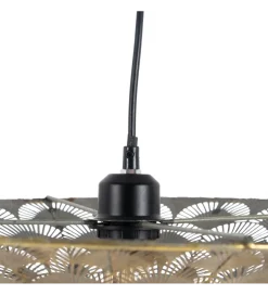 Lampa wisząca BOCELIN 47 cm złota srebrna