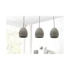 Lampa wisząca  Cement grau 3er Beton