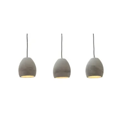Lampa wisząca  Cement grau 3er Beton