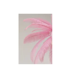 Lampa wisząca Feather Palm 87 cm różowa
