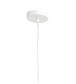 Lampa wisząca LONIA 71 cm kremowa antyczny brąz
