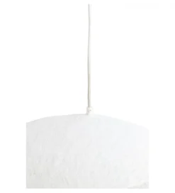 Lampa wisząca LONIA 53 cm kremowa antyczny brąz