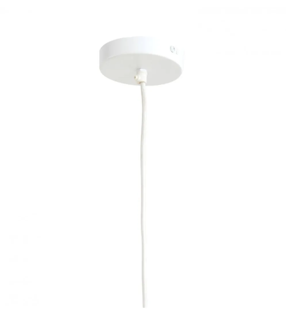Lampa wisząca LONIA 53 cm kremowa antyczny brąz