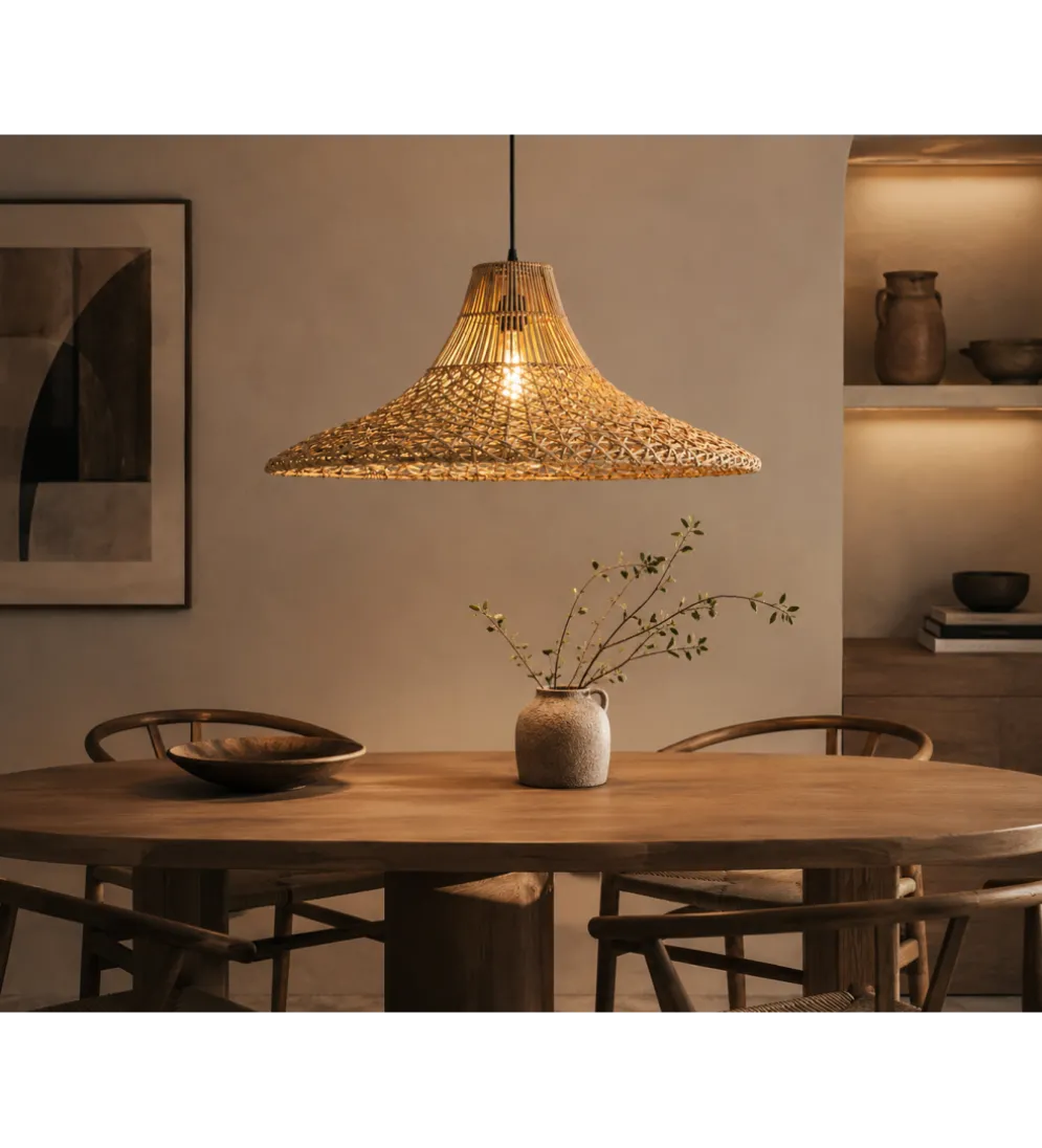 Lampa wisząca ORANJESTAD 80 cm naturalna