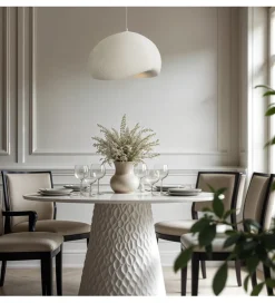 Lampa wisząca OSTIA 48 cm biała