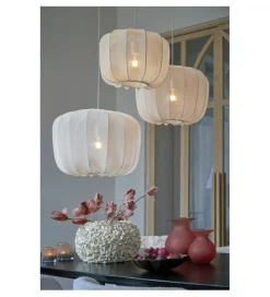 Lampa wisząca PLUMERIA 60 cm piaskowa