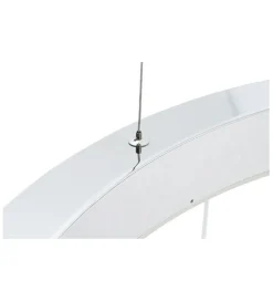 Lampa wisząca RING 60 cm srebrna
