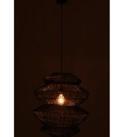 Lampa wisząca ROPEAN 57 cm czarna