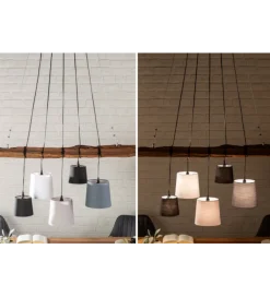 Lampa wisząca Saint-Louis 115 cm drewno driftowe