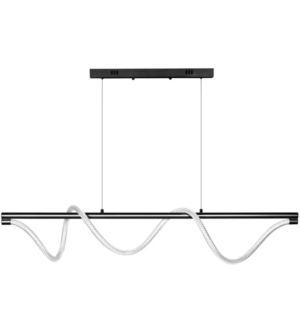 Lampa wisząca SERPENTE DDX003 120 cm czarna