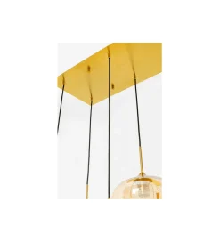 Lampa wisząca SPHERE AMBER TEN 160 cm złota