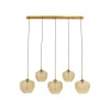 Lampa wisząca SPHERE FIVE 160 cm złota