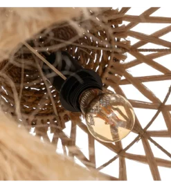 Lampa wisząca SUFRI 50 cm Naturalne włókno