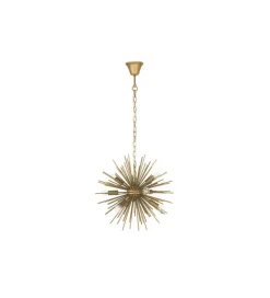 Lampa wisząca Sunlight 50 cm mosiężna