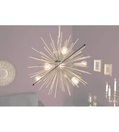 Lampa wisząca Sunlight 50 cm mosiężna