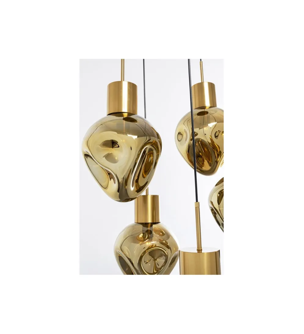 Lampa wisząca SUPERNOVA AMBER CINQUE 50 cm