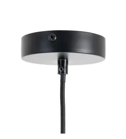 Lampa wisząca TEJA 25 cm lina papierowa ceglasty