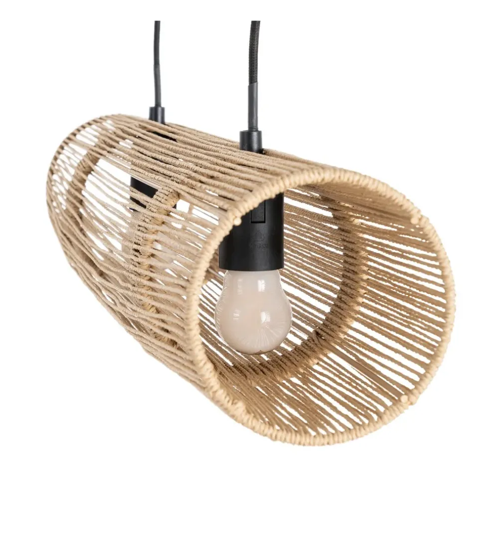 Lampa wisząca VAISE 60 cm kremowa