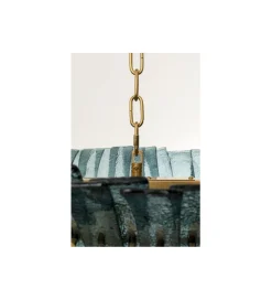 Lampa wisząca VENEZIA 130 cm niebieska