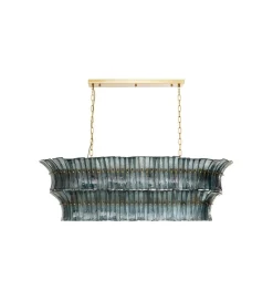 Lampa wisząca VENEZIA 130 cm niebieska