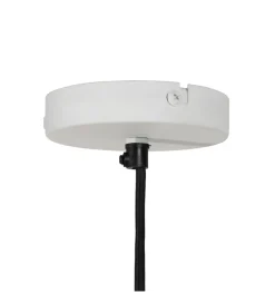 Lampa wisząca VIERA papier-mâché biała