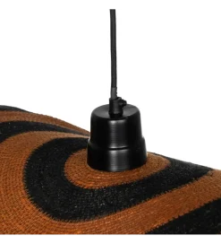 Lampa wisząca WRENKMA 94 cm pomarańczowo czarna