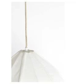Lampa wisząca ZUBEDA 38 cm kremowa