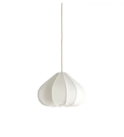 Lampa wisząca ZUBEDA 38 cm kremowa