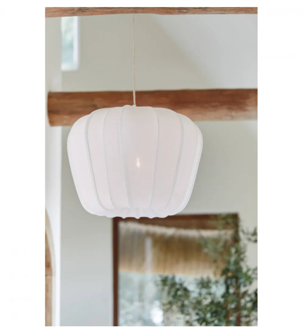 Lampa wisząca ZUBEDO 60 cm kremowa