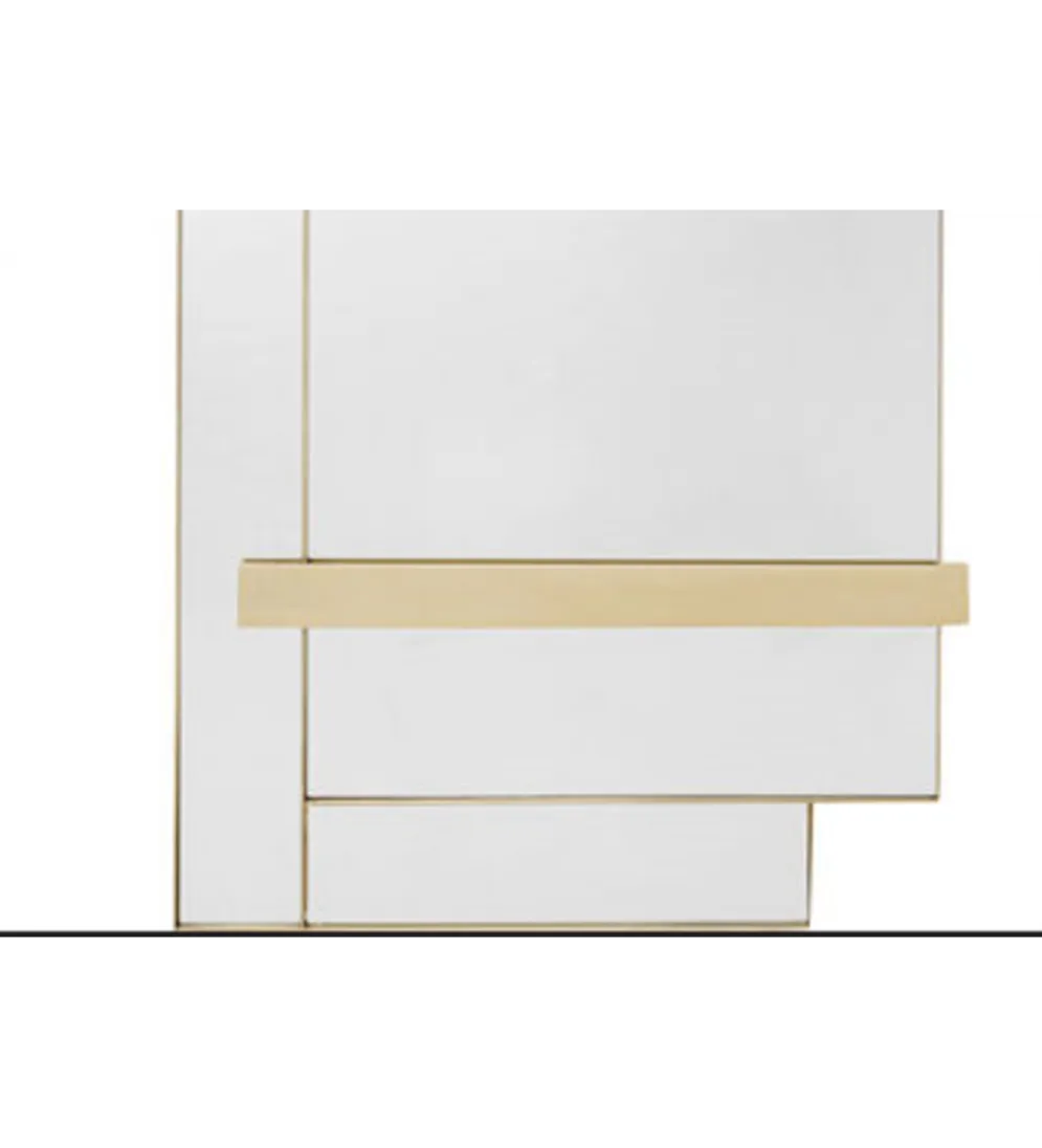 Lustro GIDEON 60 x 160 cm złote