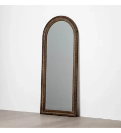 Lustro stojące IRODA 176 cm drewno paulowni brązowe