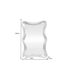 Lustro ALICE 120 cm srebrny