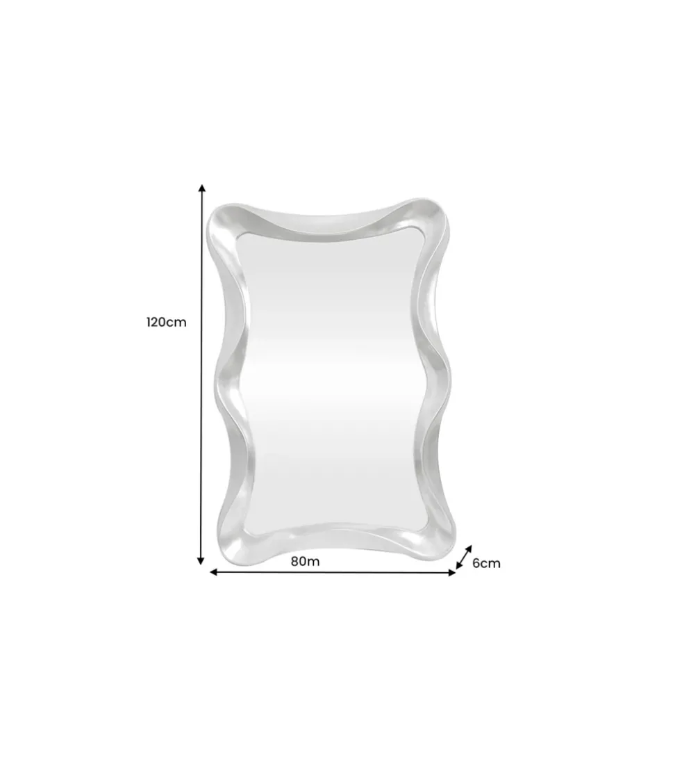 Lustro ALICE 120 cm srebrny