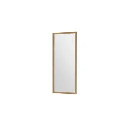 Lustro ALVAR 50 cm drewno dąb