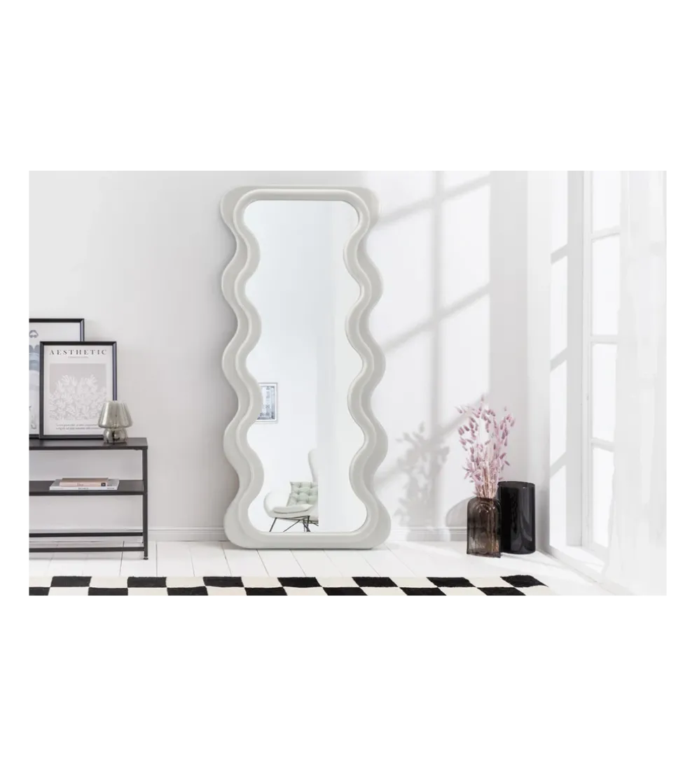Lustro ścienne FUENTE 160 cm białe