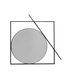 Lustro ścienne MIRO 88 cm czarne