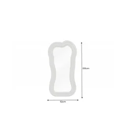Lustro ścienne RUBIO 100 cm greige