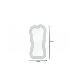 Lustro ścienne RUBIO 100 cm zielone