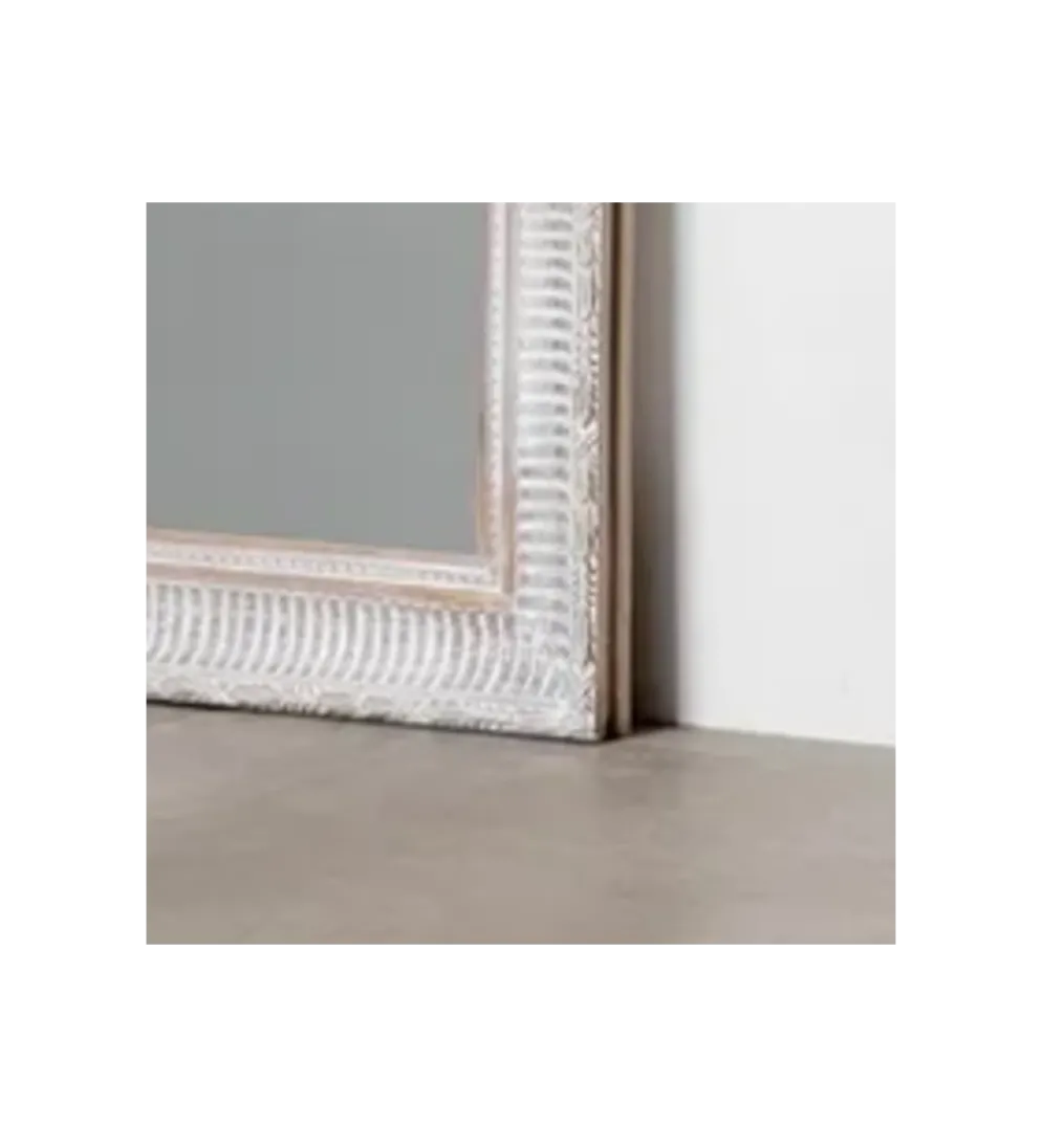 Lustro DEAY 166 cm drewno paulowni szare