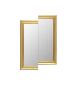 Lustro DOUBLE VISION RECTANGULAR 121 x 81 cm złote