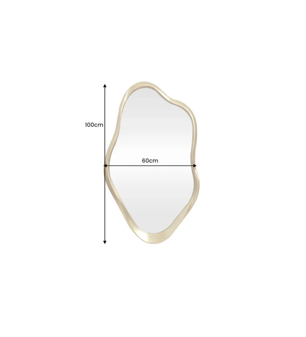 Lustro EMBER 100 cm złote