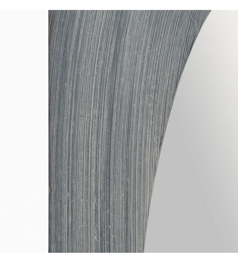 Lustro ESPEN 175 cm drewno paulownia szaro niebieskie