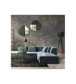 Lustro GOTEBORG 71 x 71 cm czarne
